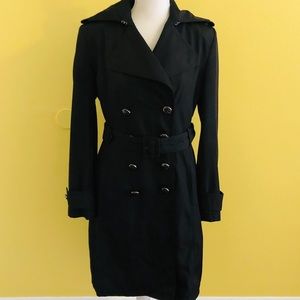 Calvin Klein Double-Breasted Trench Coat, Small